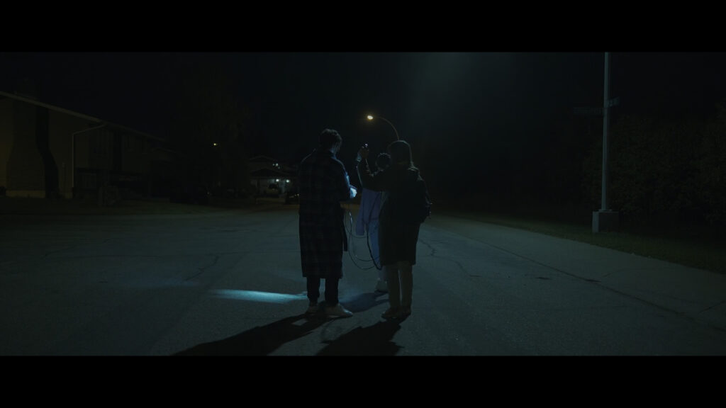 Sarah en estado de sonambulismo.