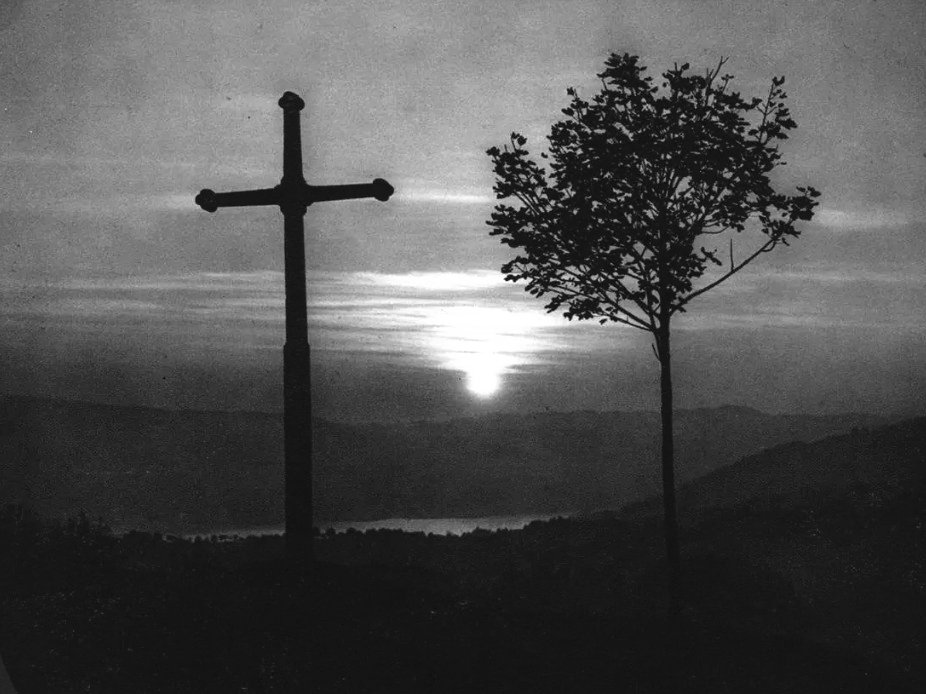 Jean Gaberell, Sunset above the Lake of Zug, 1930s