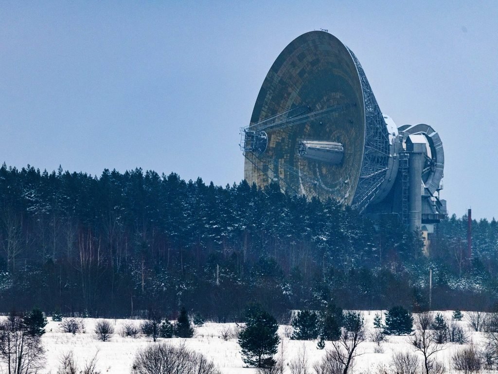 RT-64 radio telescope in Kalyazin